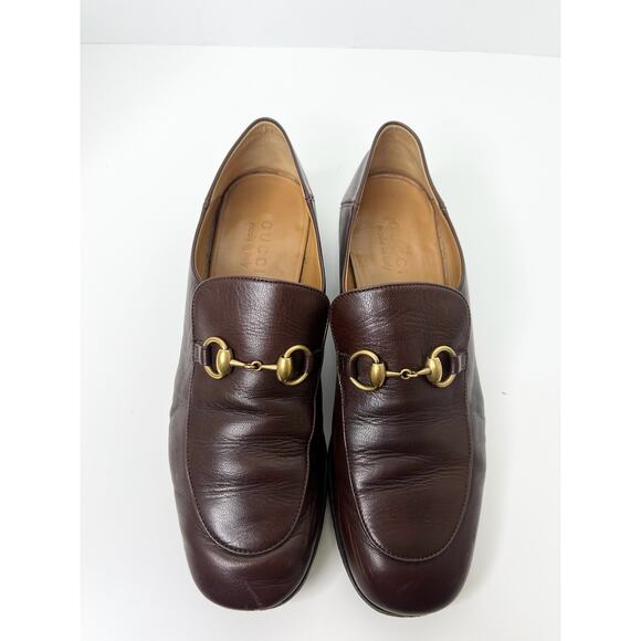 Gucci Brown Goatskin Men's Horsebit Loafers, Size 7 - Picture 3 of 14